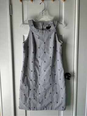 Cynthia Rowley Striped Seersucker Shift Dress